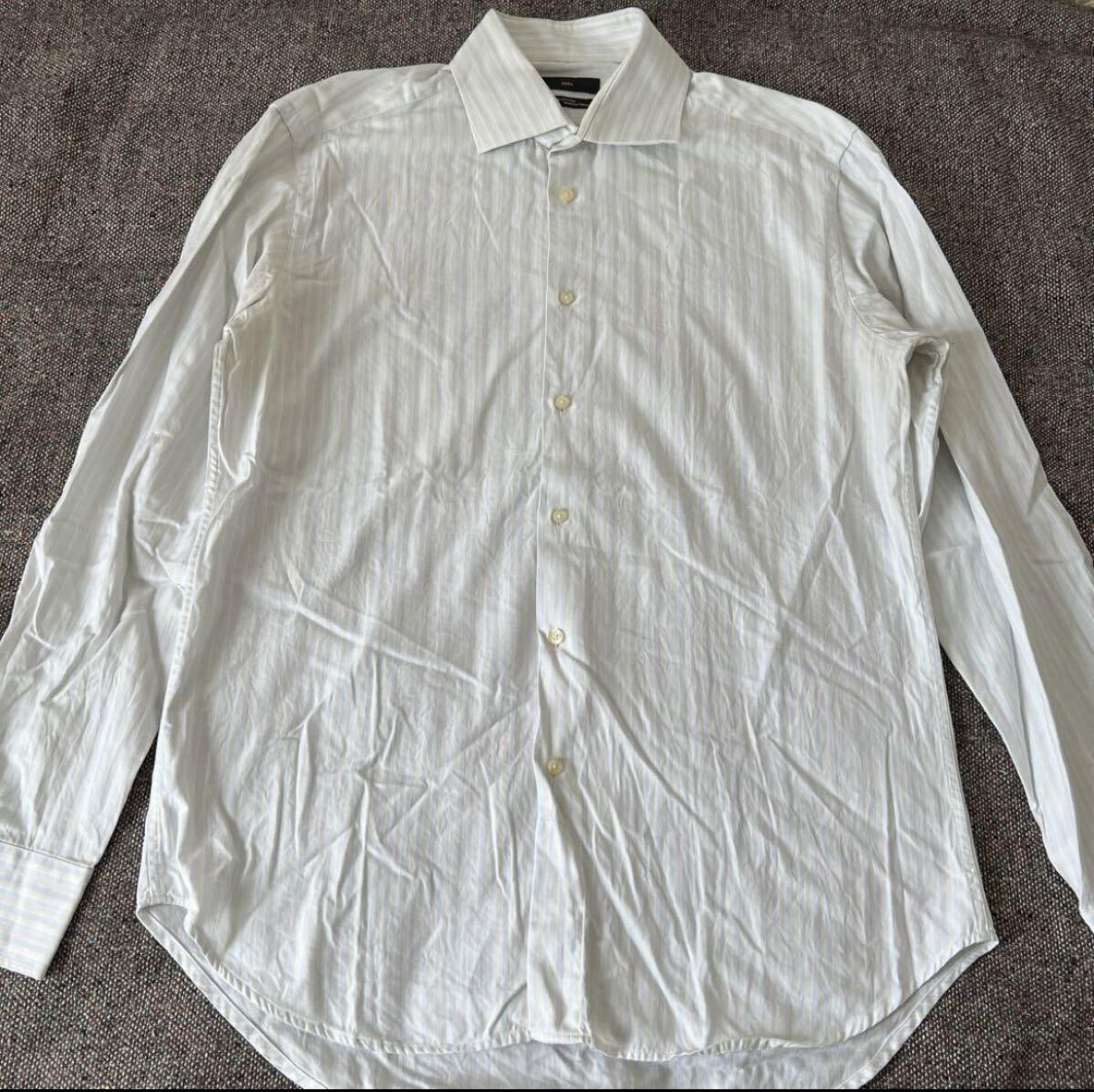 ZARA MAN ザラ ストライプ シンプル 長袖シャツ拍卖