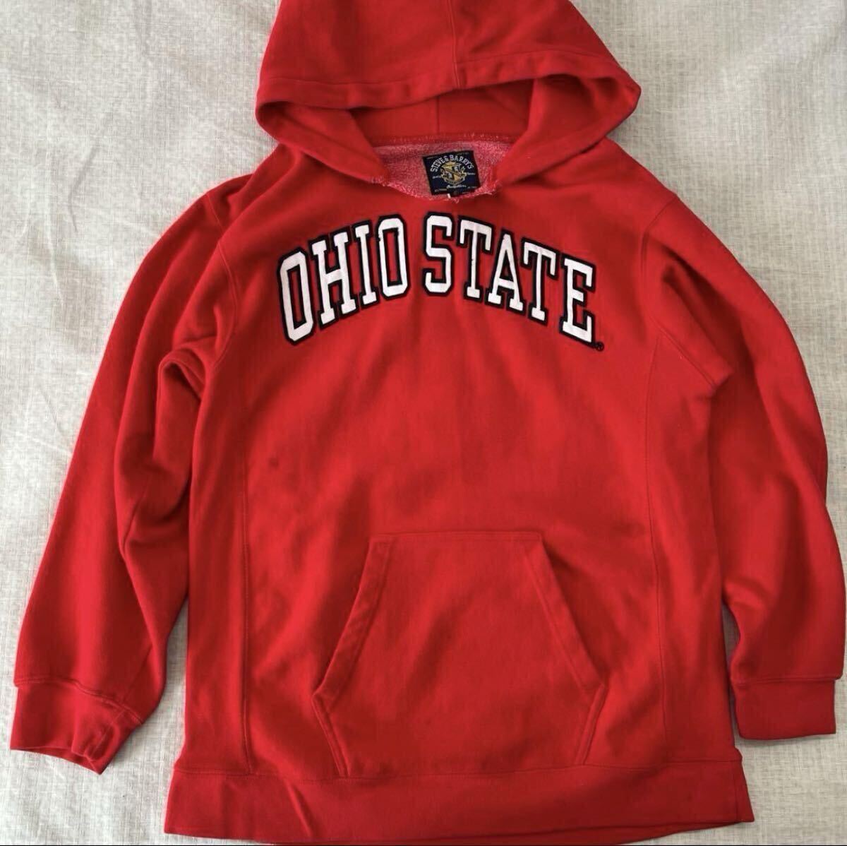 Kids US古着 90's STEVE & BARRY'S オハイオ カレッジ パーカー スウェット キッズ古着拍卖