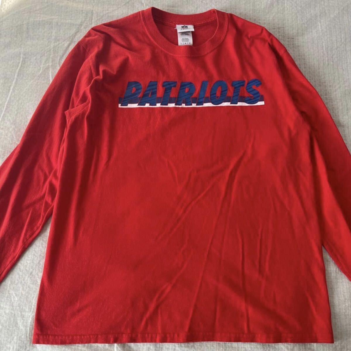 NFL PATRIOTS ペイトリオッツ 前後プリント 長袖 ロンT拍卖