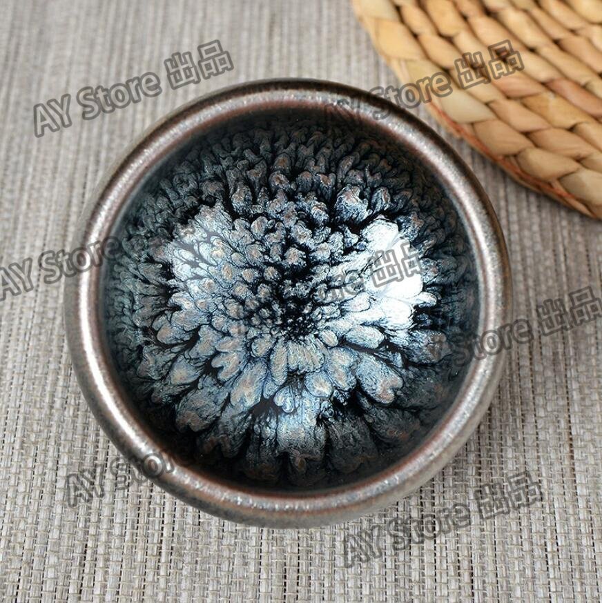 新入荷抹茶碗 抹茶茶碗 天目茶碗 曜変天目茶碗 茶道具 お茶碗 国宝 茶道 茶碗 窯変天目茶碗 油滴天目 茶道具 茶器 初心者 陶芸用品 bhw0339拍卖