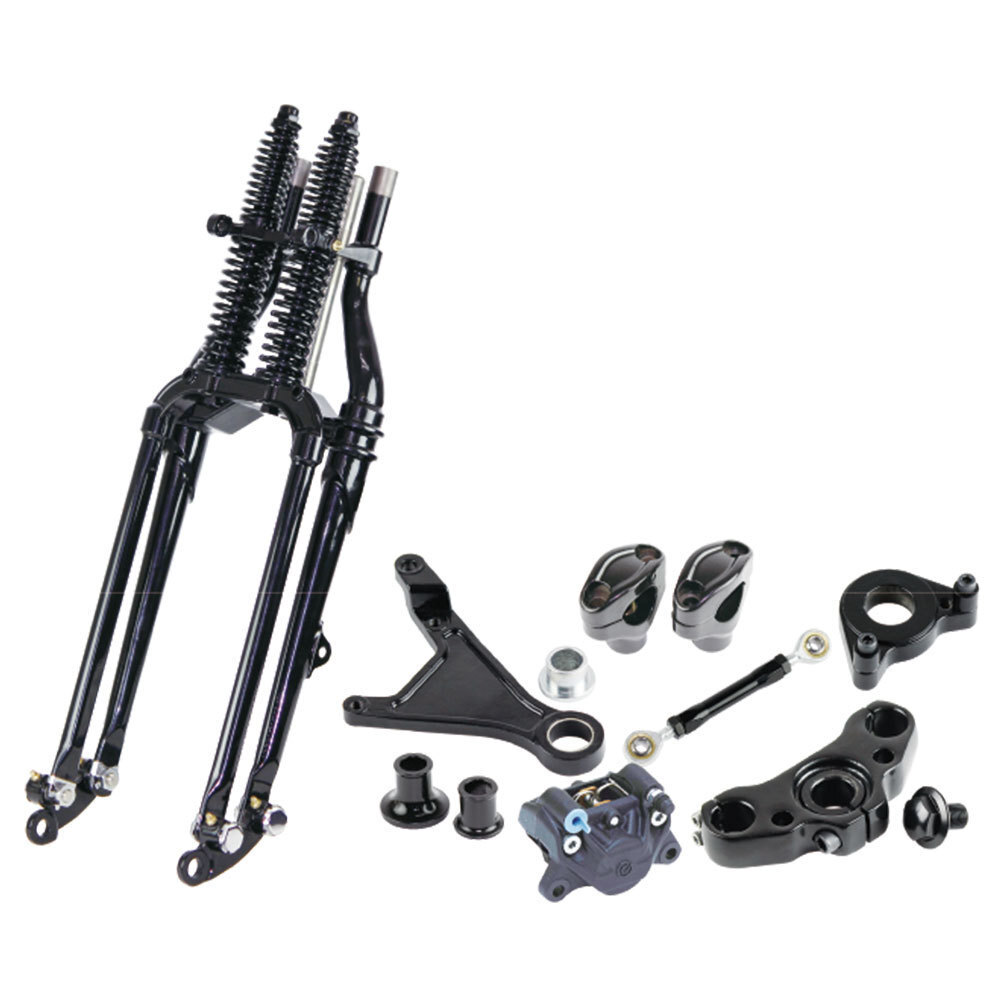 【3~4日以内発送】ナローグライド19/21インチ用 ハーレー XL1200X(17-18年) GW-74 スプリンガーフォークキット ABSセパレーター&ホース付属拍卖