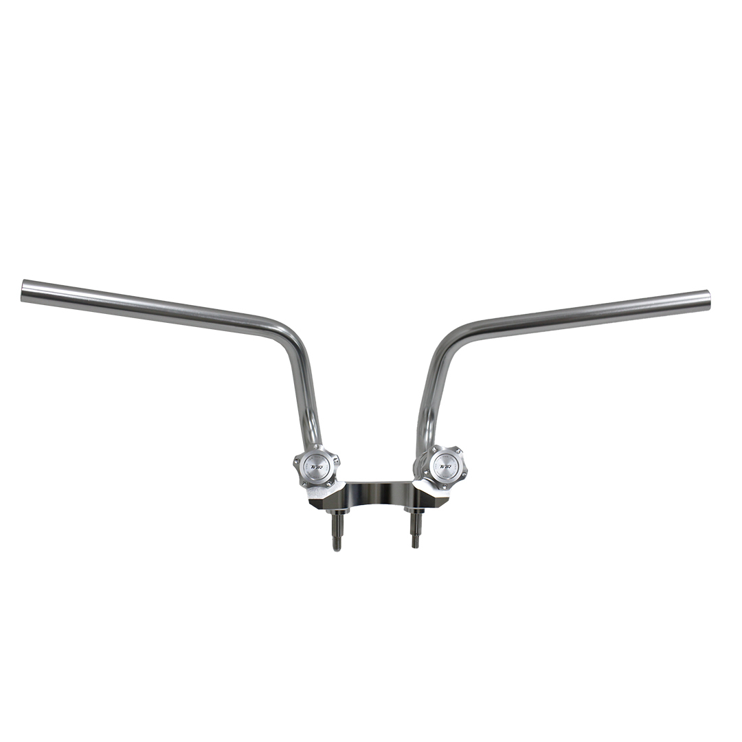 クルクル ハンドルバー 折り畳み式 キット モンキー 125 (シルバー) ハンドル パーツ カスタム TWR製 予約11/26頃出荷拍卖