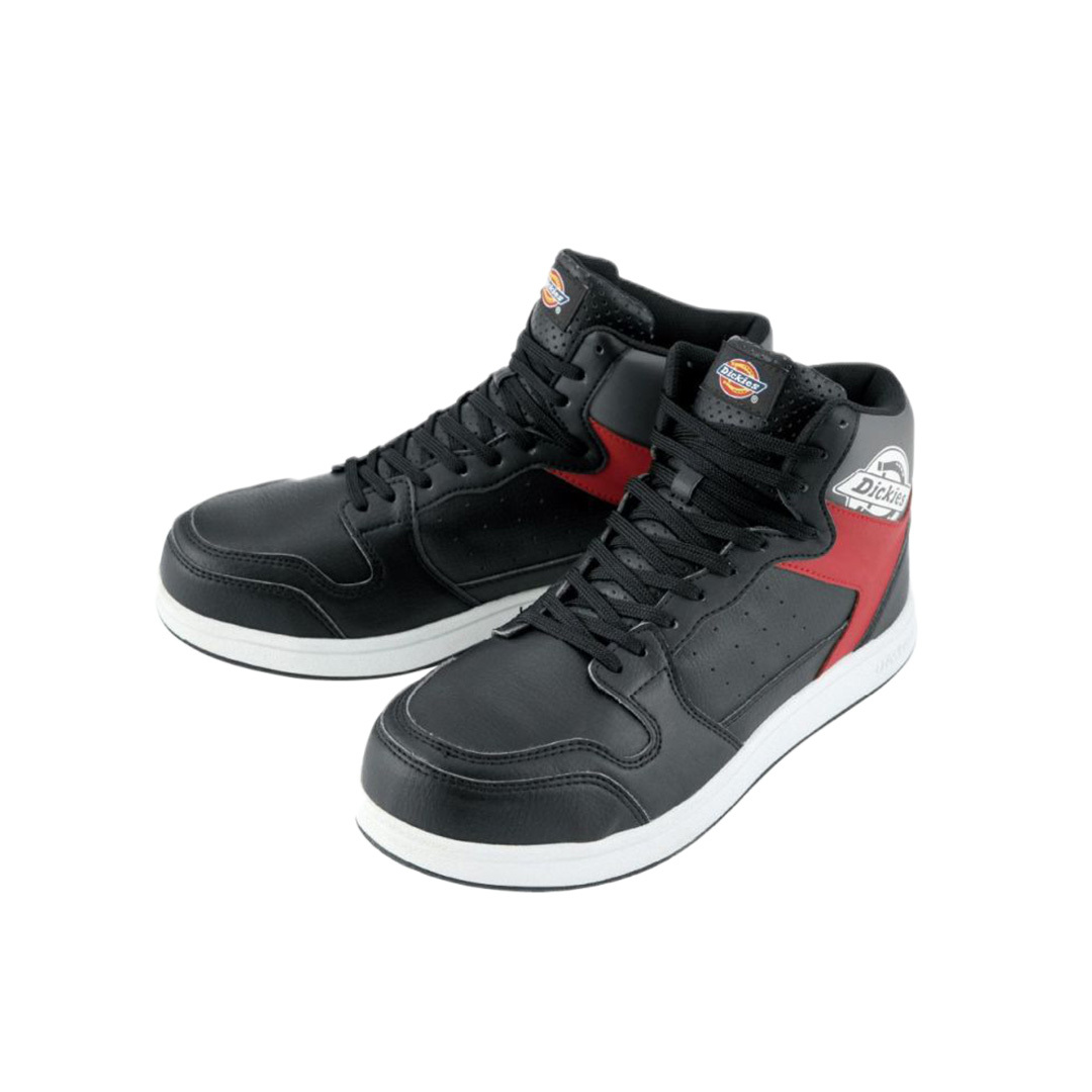 Dickies ミドルカットセーフティーシューズ ( ブラック/24.5cm ) ディッキーズ 安全靴 鋼鉄先芯 バイク ツーリング拍卖