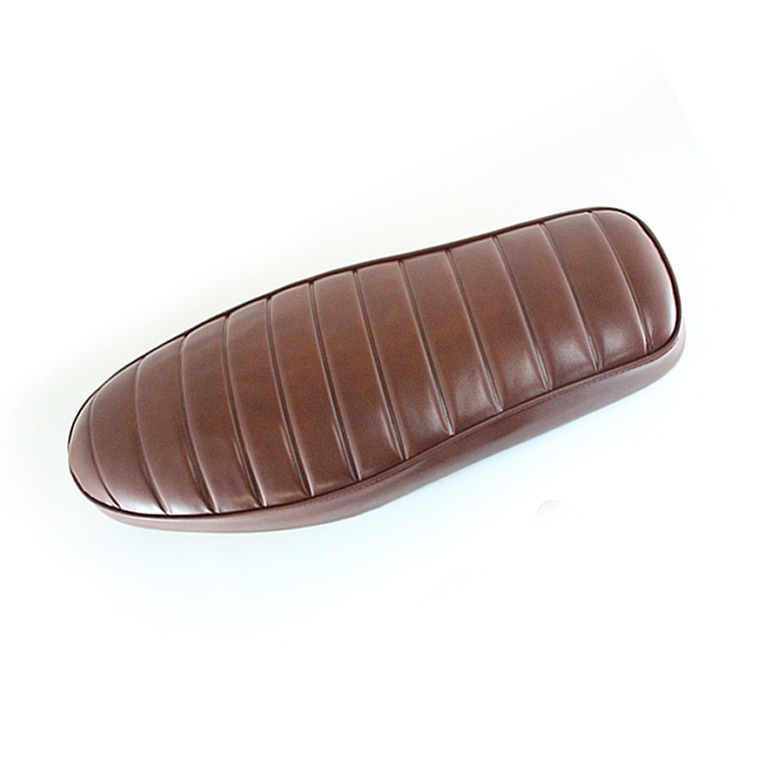 ローダウンダブルシート(タックロール/ブラウン) タンデム 2人乗り スーパーカブ (JA44/AA09/JA59) / クロスカブ (JA45/AA06/JA60)用拍卖