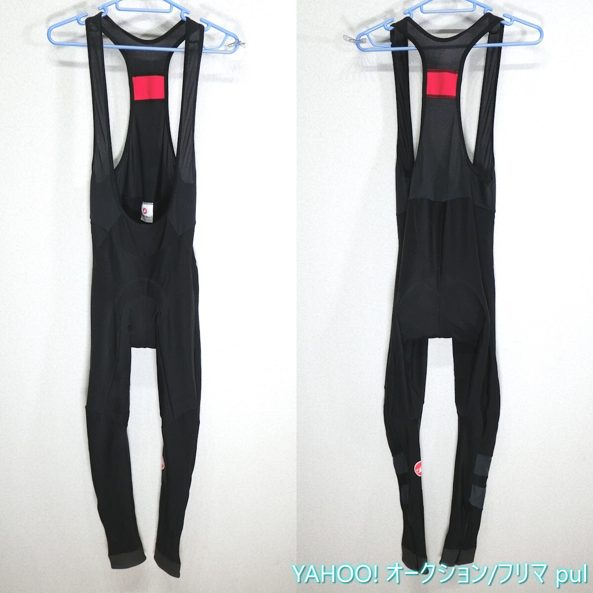 CASTELLI カステリ 裏起毛 VELOCISSIMO 4 ビブタイツ Mサイズ拍卖