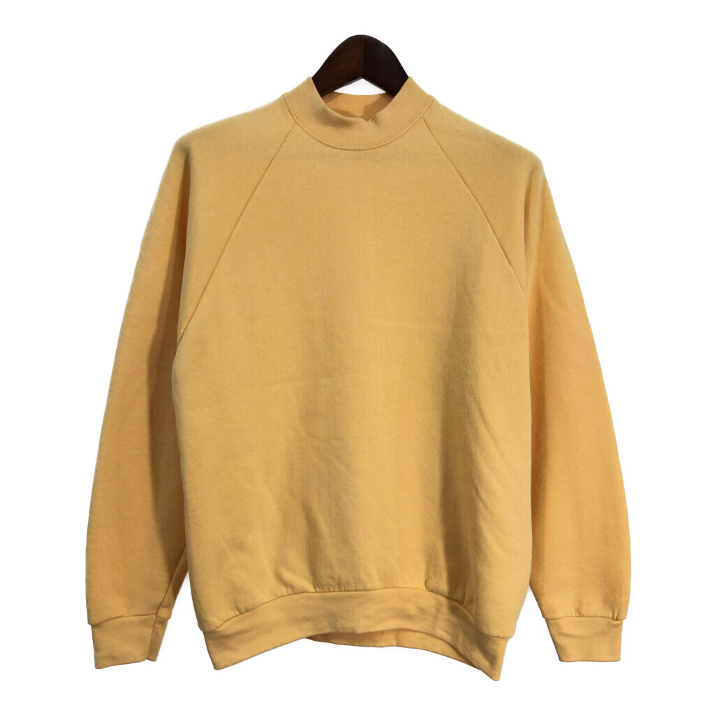 00年代 FRUIT OF THE LOOM フルーツオブザルーム スウェット 無地 イエロー (メンズ XL) 中古 古着 S6085 1円スタート拍卖