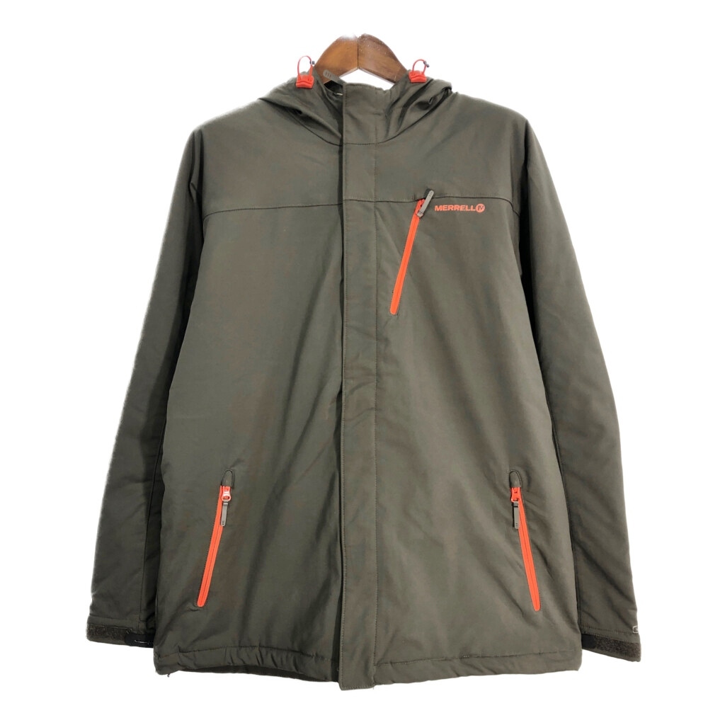 MERRELL メレル 中綿 マウンテンパーカー アウトドア ブラウン (メンズ XL) 中古 古着 S9765 1円スタート拍卖