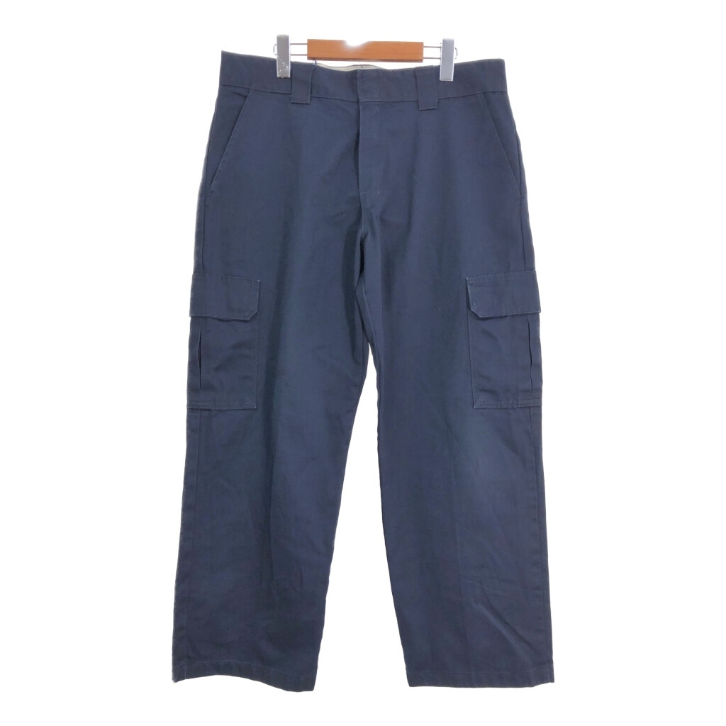 Dickies ディッキーズ カーゴパンツ ネイビー (メンズ W36 L30) 中古 古着 T1029 1円スタート拍卖