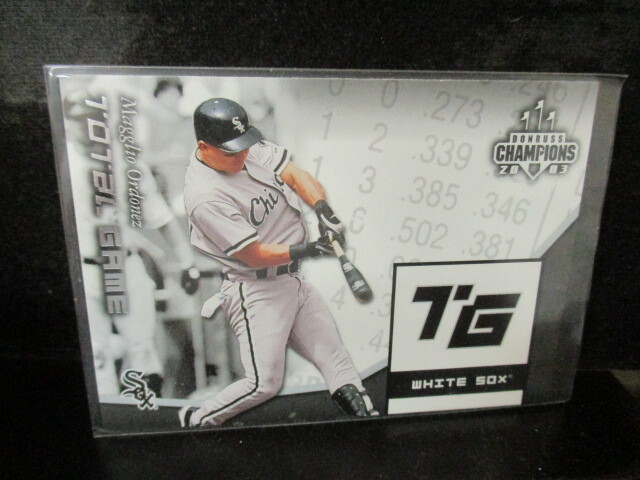 ◎コレクター商品 野球カード マグリオ・オルドニェス 2003 Donruss Champions TG-3拍卖