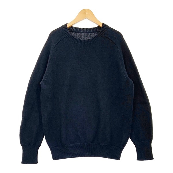 TORICI トリチ オーガニック コットン セーター 22002 ニット 21SS シンプル レディース 3号 ブラック トップス IL16884■拍卖