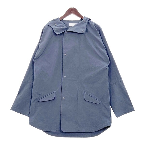 AXESQUIN ELEMENTS アクシーズクインエレメンツ ナイロン コート 021051 フードジャケット メンズ サイズ3 ネイビー アウター DM16989■拍卖