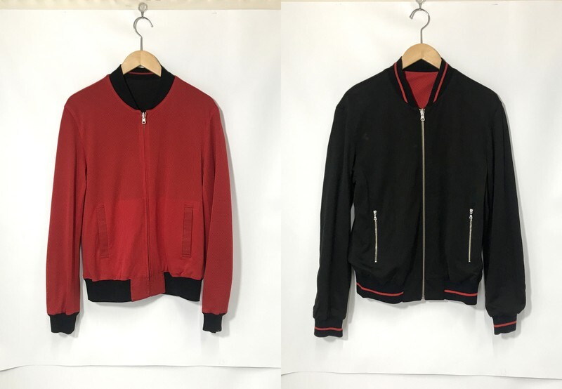 JOHN LAWRENCE SULLIVAN リバーシブル メッシュ ブルゾン IA02914-09 サイズ38 M相当 ジョンローレンスサリバン アウター A12592◆拍卖