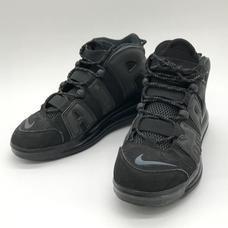 NIKE AIR MORE UPTEMPO 720 スニーカー BQ7668-001 ハイカット シューズ エアモアアップテンポ カジュアル 27.5cm ナイキ 靴 B13221◆拍卖