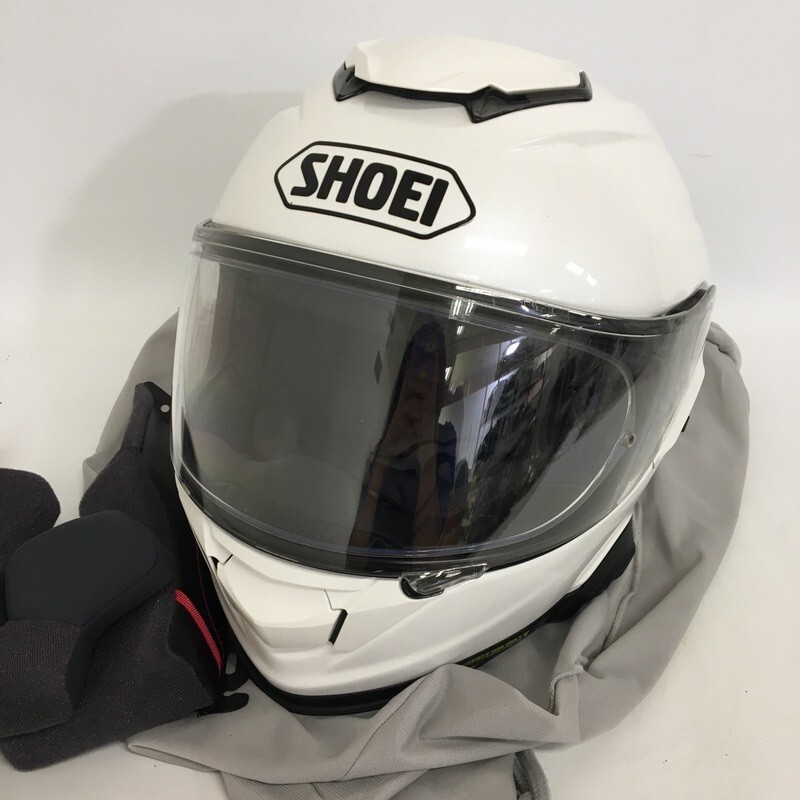SHOEI ショウエイ GT-Air2 フルフェイスヘルメット 除菌消臭済 SENA SRL2 インカム付き Mサイズ ホワイト バイク用品 ◇TA3416拍卖