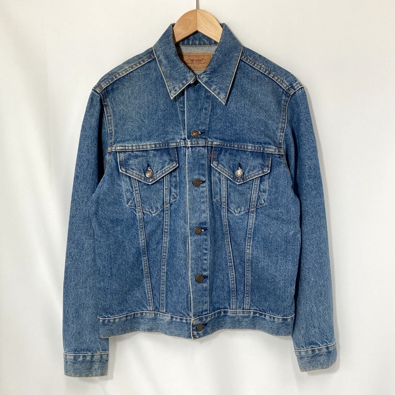 Levi's リーバイス デニムジャケット 70505-0217 Gジャン DENIM JACKET 古着 メンズ サイズ40 Lサイズ相当 インディゴ アウター A14444◆拍卖