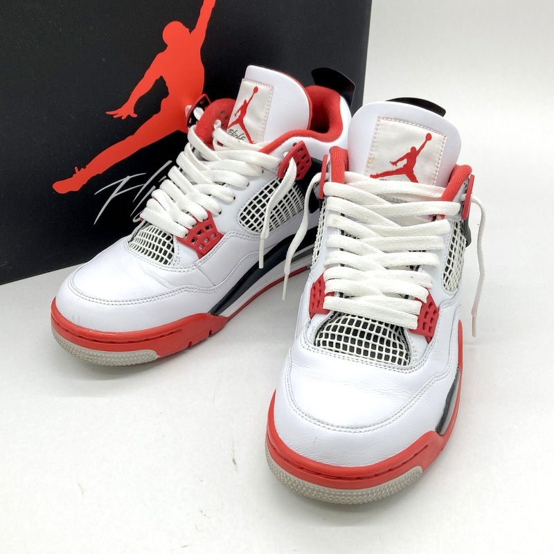 NIKE ナイキ スニーカー AIR JORDAN 4 RETRO OG DC7770-160 シューズ エアジョーダン4 カジュアル メンズ 27.5cm ホワイト 靴 B15013◆拍卖
