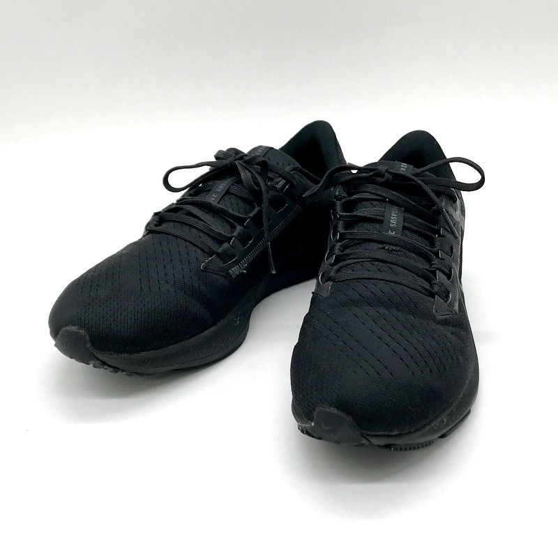 NIKE ナイキ スニーカー AIR ZOOM Pegasus 38 CW7356-001 ローカット シューズ カジュアル メンズ 26.5cm ブラック 靴 B14270◆拍卖