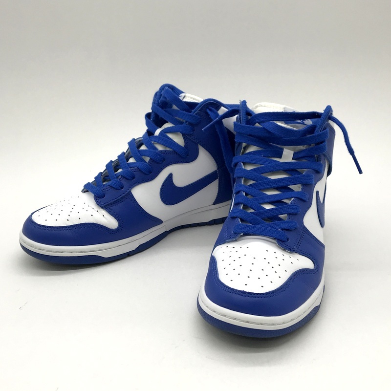 NIKE ナイキ スニーカー DUNK HI RETRO DD1399-102 ローカット シューズ ダンクハイ カジュアル 27.5cm ホワイト ブルー 靴 B14063◆拍卖