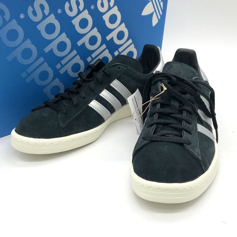 adidas アディダス スニーカー Campus GX7330 ローカット シューズ キャンパス カジュアル メンズ 26.5cm ブラック 靴 B14437◆拍卖