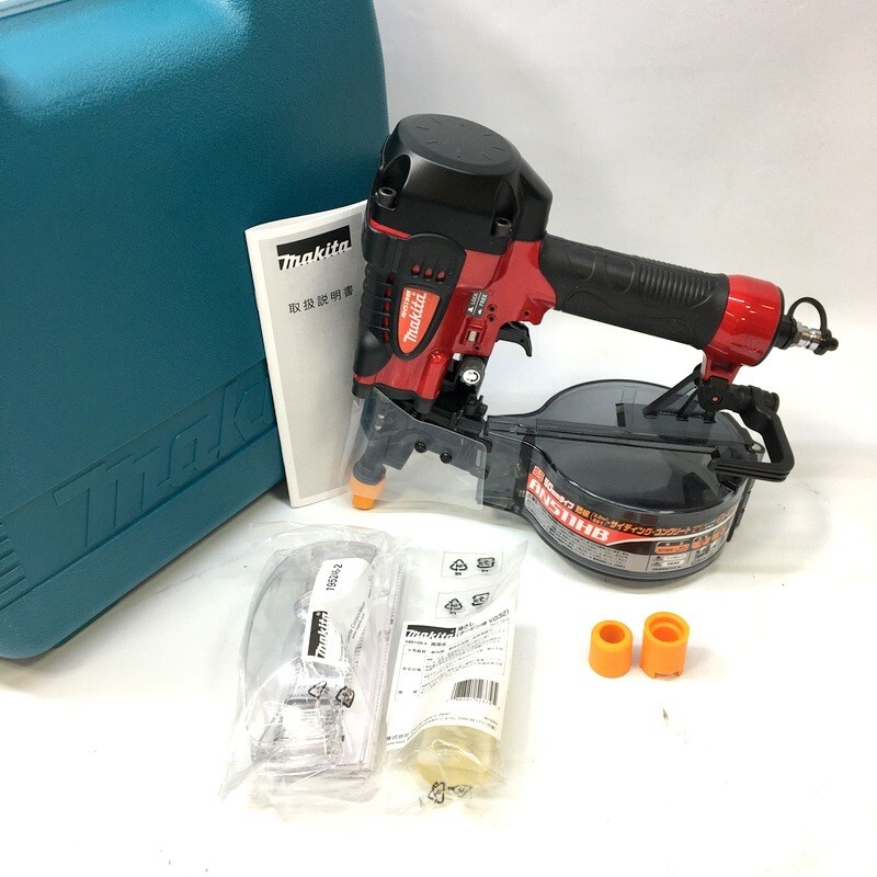 未使用 makitaマキタ 鋼板用高圧エア釘打 AN511HB 50mm 釘打機 エアネイラ シート釘 エア工具 エアーツール △ DW3574拍卖