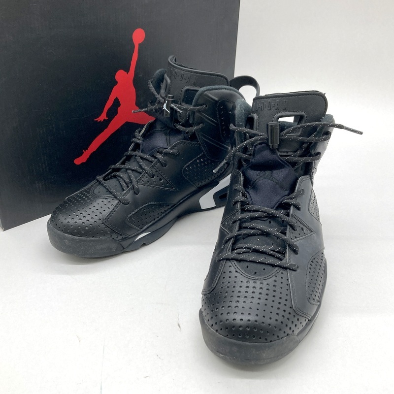 NIKE ナイキ スニーカー AIR JORDAN 6 384664-020 ハイカット シューズ エアジョーダン6 カジュアル メンズ 27cm ブラック 靴 B15144◆拍卖