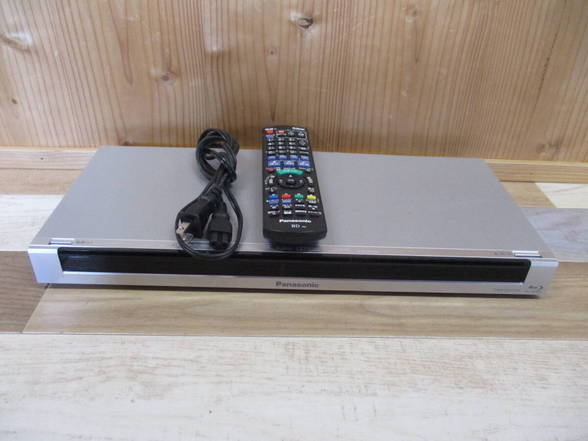 現状品 通電のみ確認済 Panasonic ブルーレイディスクレコーダー DMR-BWT550 2013年製 パナソニック 激安1円スタート拍卖