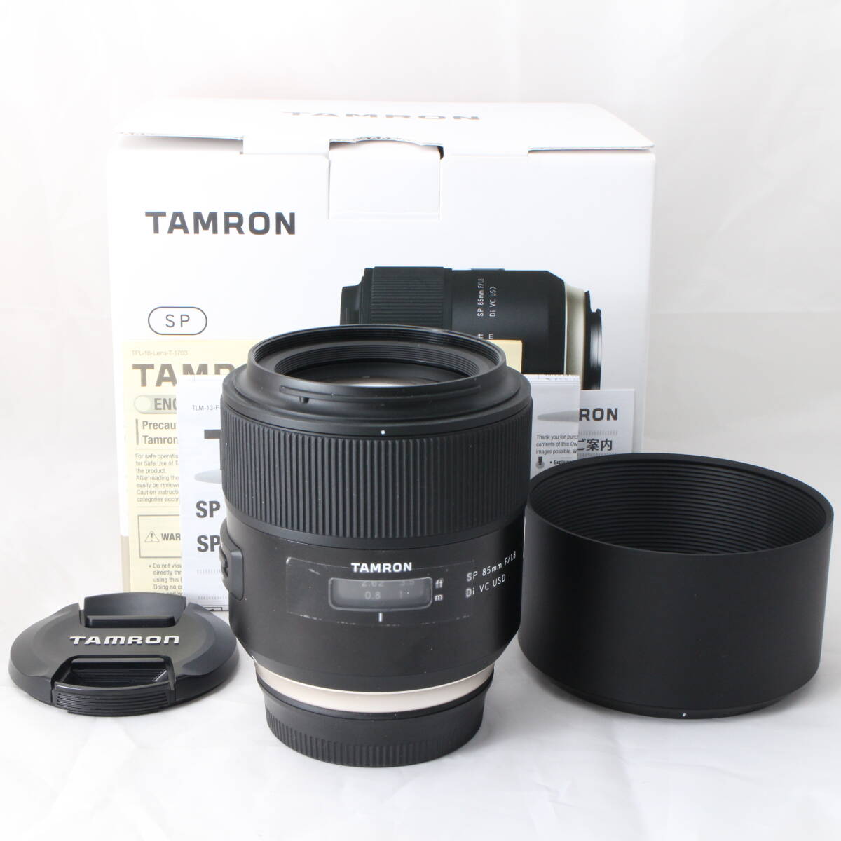 ☆美品☆ TAMRON タムロン 単焦点レンズ SP85mm F1.8 Di VC Canon EF-mount キヤノン EFマウント用 フルサイズ対応 F016E #4222拍卖