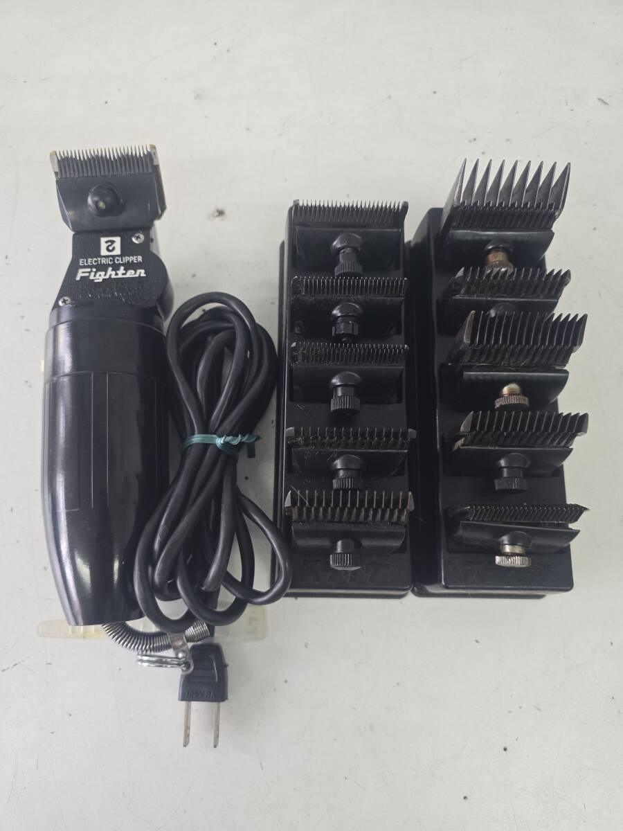 ■5441■ 電気バリカン Fighter 替え刃付き拍卖