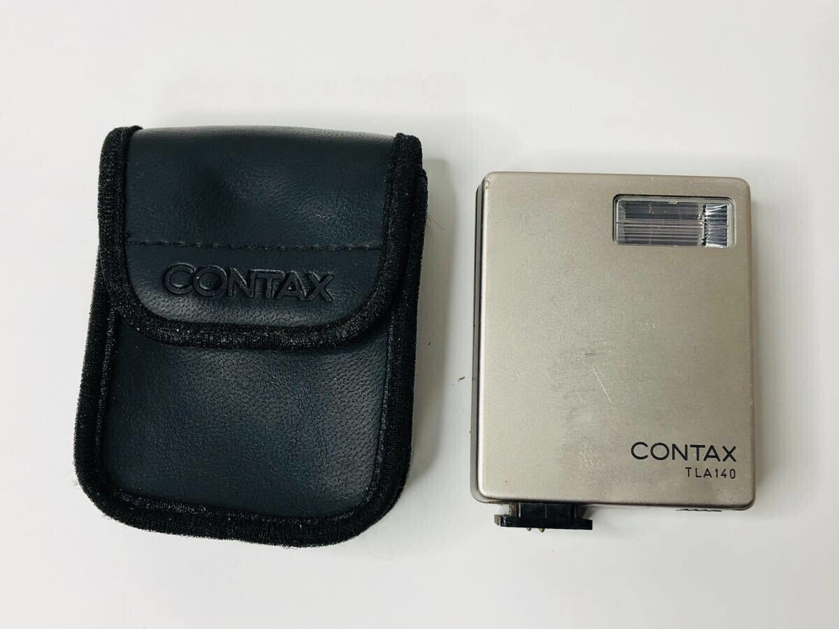 CONTAX TLA140 コンタックス ストロボ フラッシュ G1/ G2用 カメラアクセサリー 通電可 TEST発光 OK ジャンク扱い拍卖