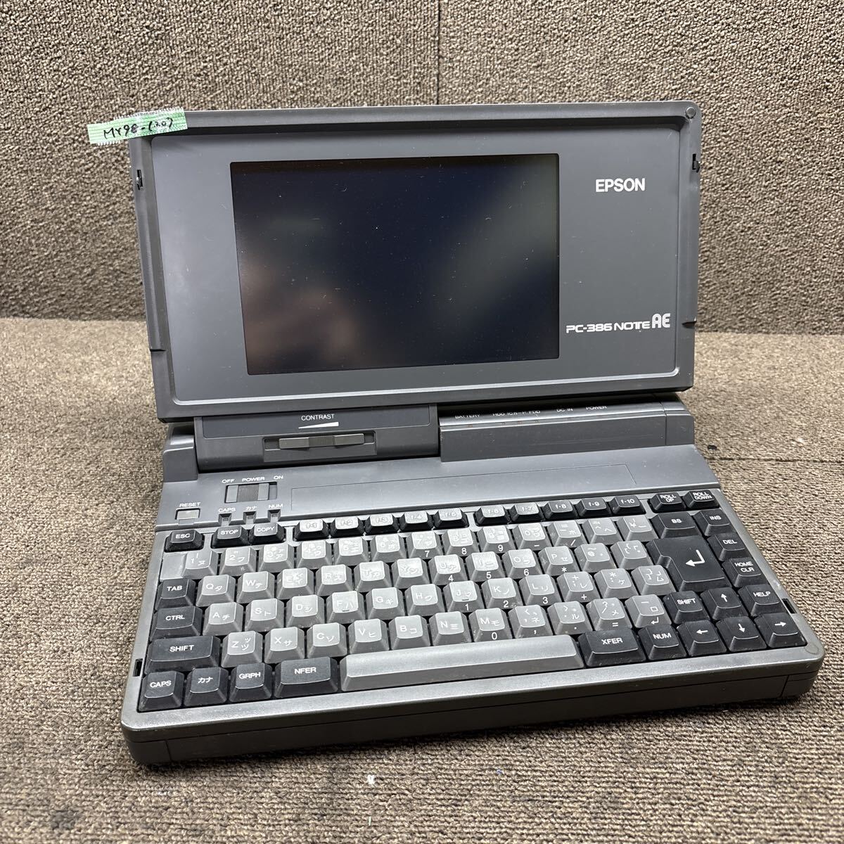 MY98-1207 激安 ノートブック EPSON PC-386NOTE AE PC386NAE1 通電未確認 ジャンク 同梱可能拍卖