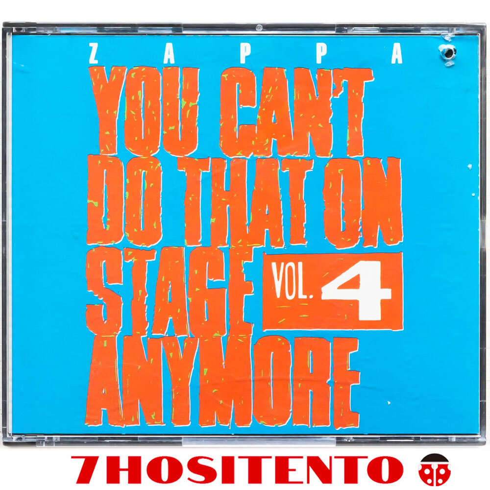 【送料無料】Frank Zappaの1969-1988年のライブを収録した編集盤2枚組34曲入★You Can't Do That On Stage Anymore, Vol. 4★拍卖