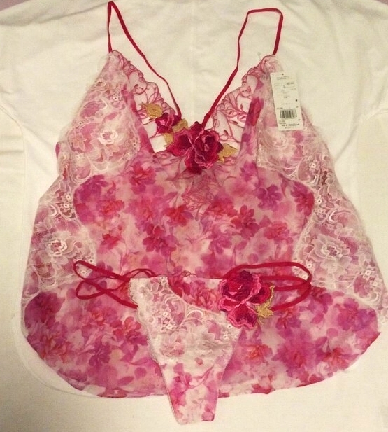 サルート 63Gキャミソールタンガセットアップ新品未使用 Lサイズ ピンク ワコール 高級ランジェリー拍卖