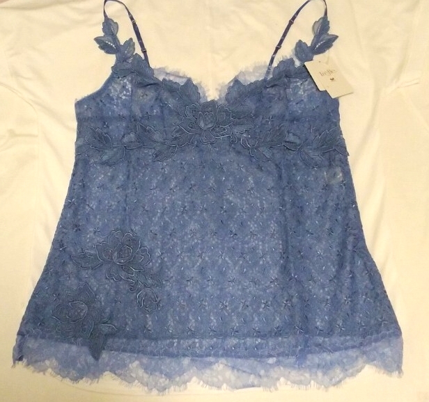 トレフル キャミソール新品未使用 Mサイズ ワコール最高級ブランド 高級ランジェリー ブルー拍卖