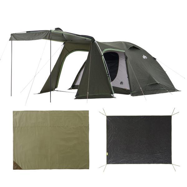 【未使用】ロゴス neos PANEL Breeze 2ルーム Lセット-BC 71208017 3〜4人用 4人用 テント マット シート セット 4981325591496拍卖