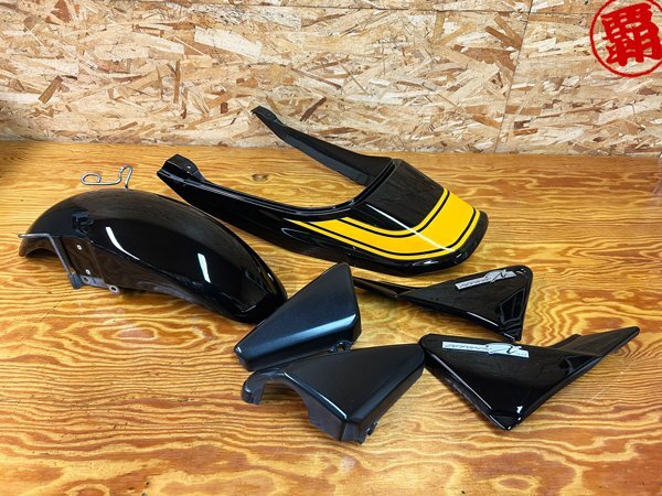 カワサキ ゼファーχ 純正 外装セット イエローボール 黒 黄 テールカウル フロントフェンダー サイドカバー エアクリカバー 中古 現状品拍卖