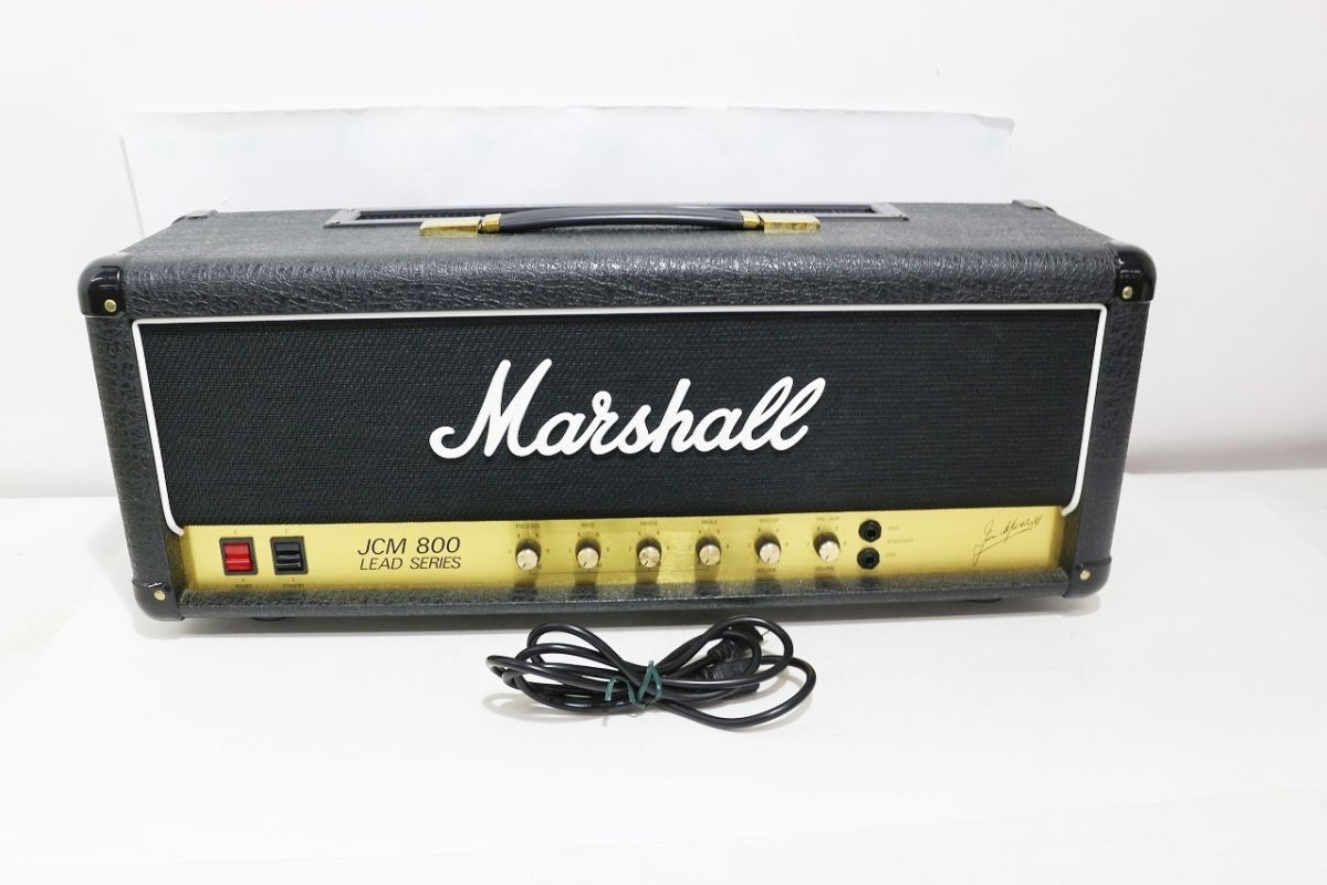 I860H 087 Marshall マーシャル ギターアンプヘッド JCM800 2203 本体・電源ケーブルのみ 動作確認済 中古品拍卖