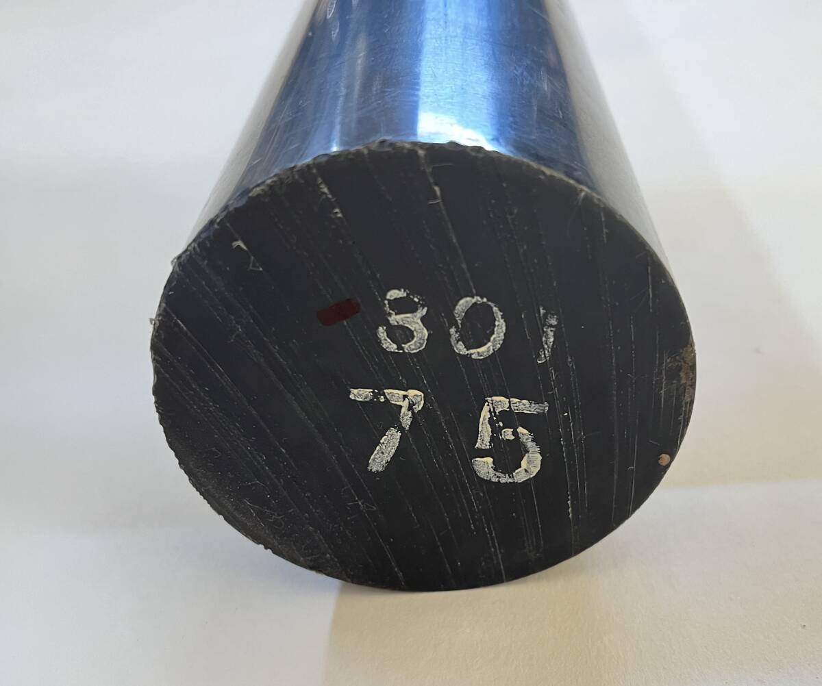 在庫一掃【新古品・未使用】加工素材 MC801 丸棒 Φ75×1000L (長さ1000mm) 拍卖