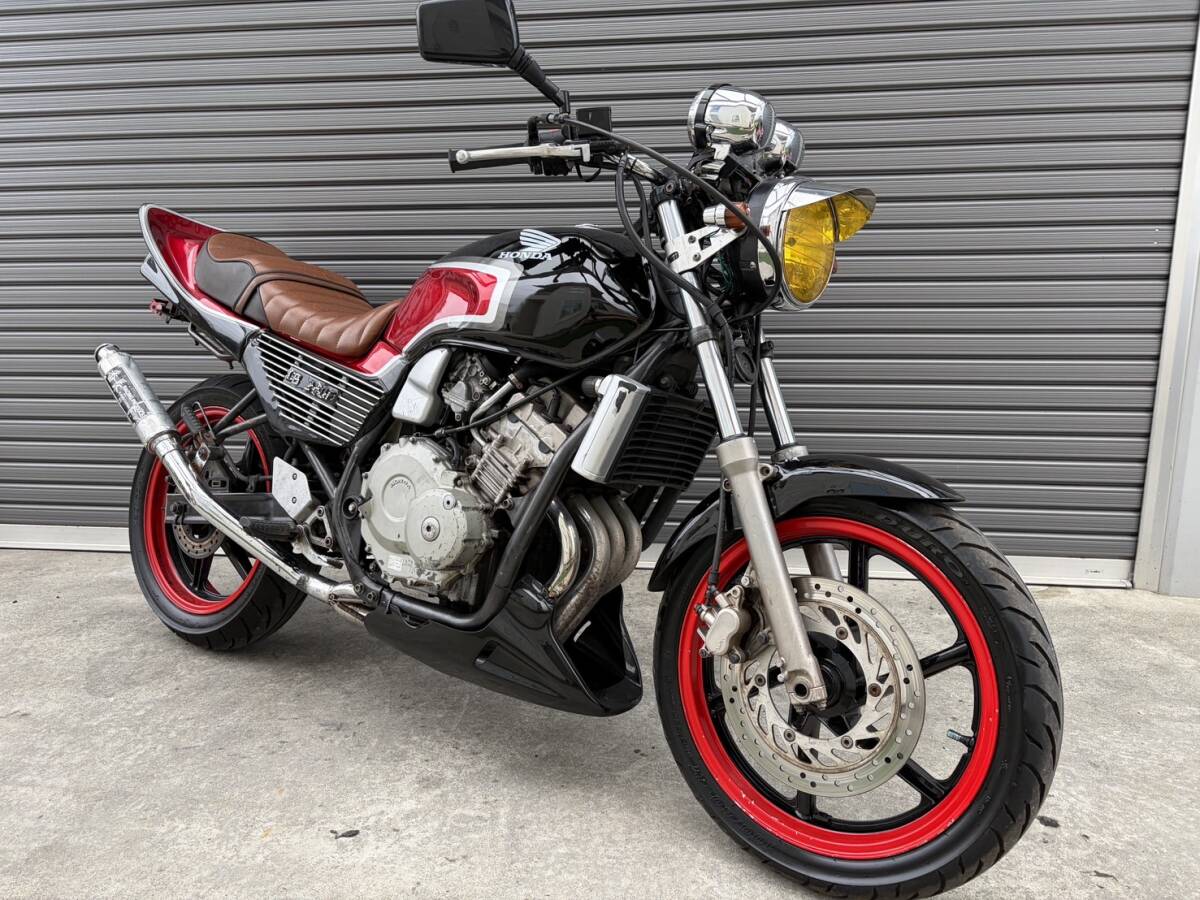 ジェイド250 CBX仕様 MC23 実動車両 エンジン異音・白煙無し 始動確認動画有 JADE250 バリオス バンディット CBX400F キャブレターOH済み拍卖