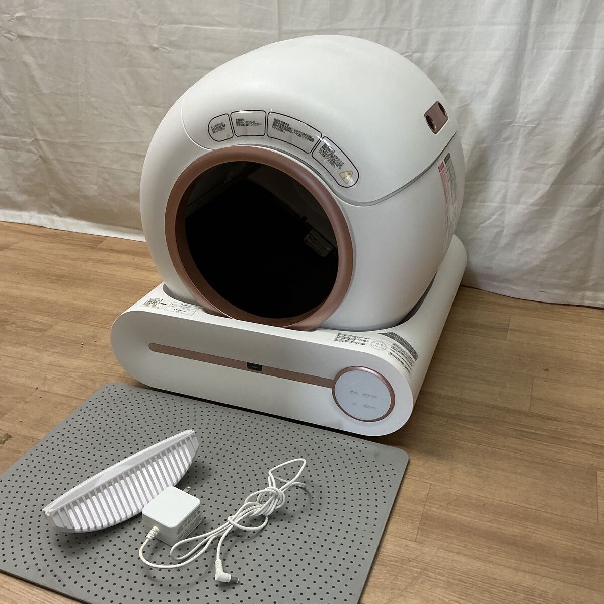 【L16B764】超美品 Pandaloli 自動猫トイレ CB2 ペット用 スマートトイレ マット 動作品拍卖