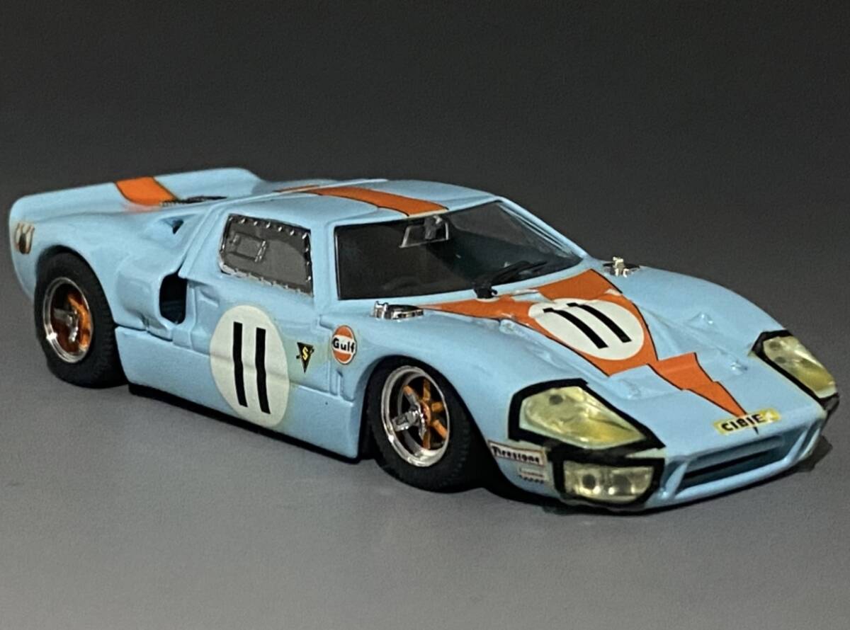 Bang 1/43 Ford GT40 MKI JWA Gulf Oil #11 24h Le Mans 1968 ◆ B.Muir / J.Oliver ◆ フォード バング 7072拍卖