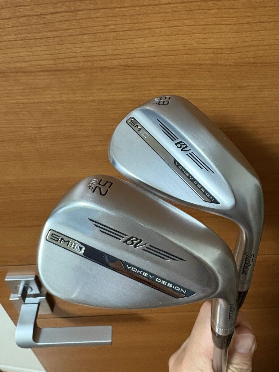 使用僅超美品 SM10ウェッジ 52度 58度 2本セット タイトリスト(TITLEIST)VOKEY SM10 ウェッジ N.S.PRO 950GH neo 58/4 52/8 日本仕様拍卖