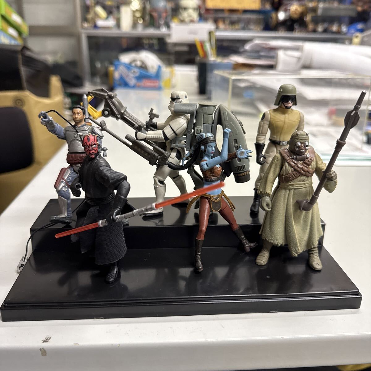 スターウォーズ フィギュア STARWARS STAR WARS 3.75インチアクションフィギュア タスケンレイダー ダースモール ストームトルーパー拍卖