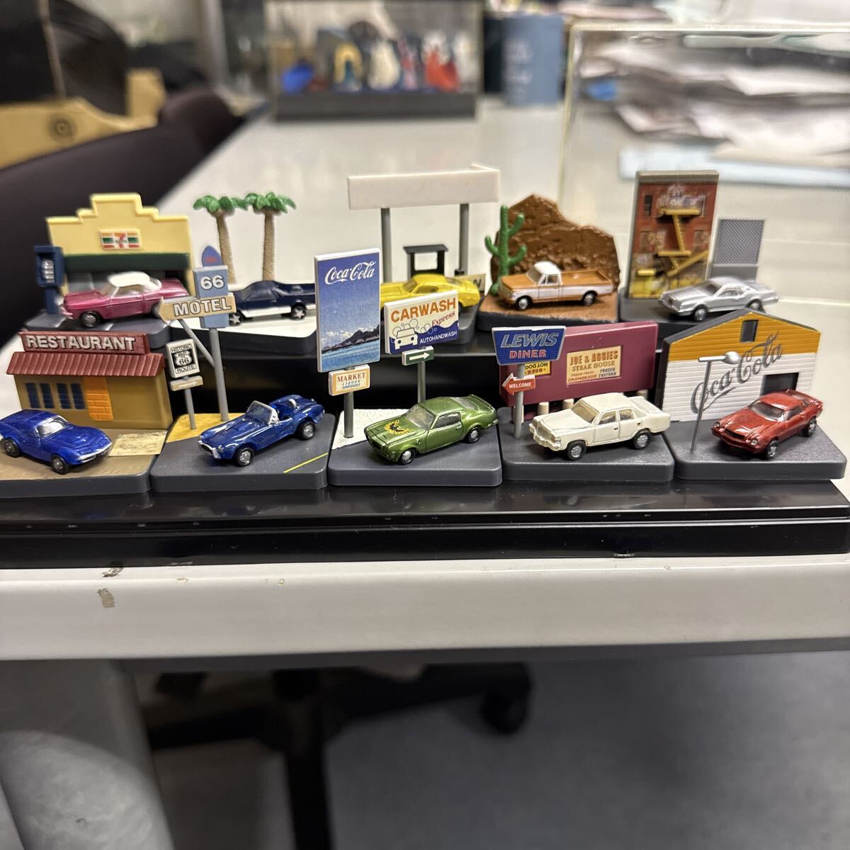 アメリカンマッスルカージオラマフィギュアコレクション 全10種コンプリートセット ミニカー ミニカーコレクション拍卖