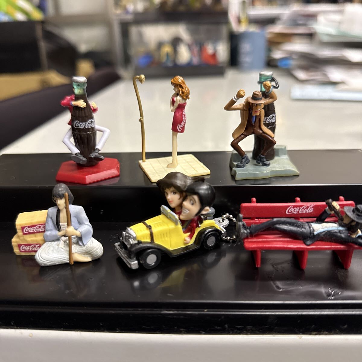 ルパン三世 フィギュア コレクション コカコーラ 全6種コンプリートセット拍卖