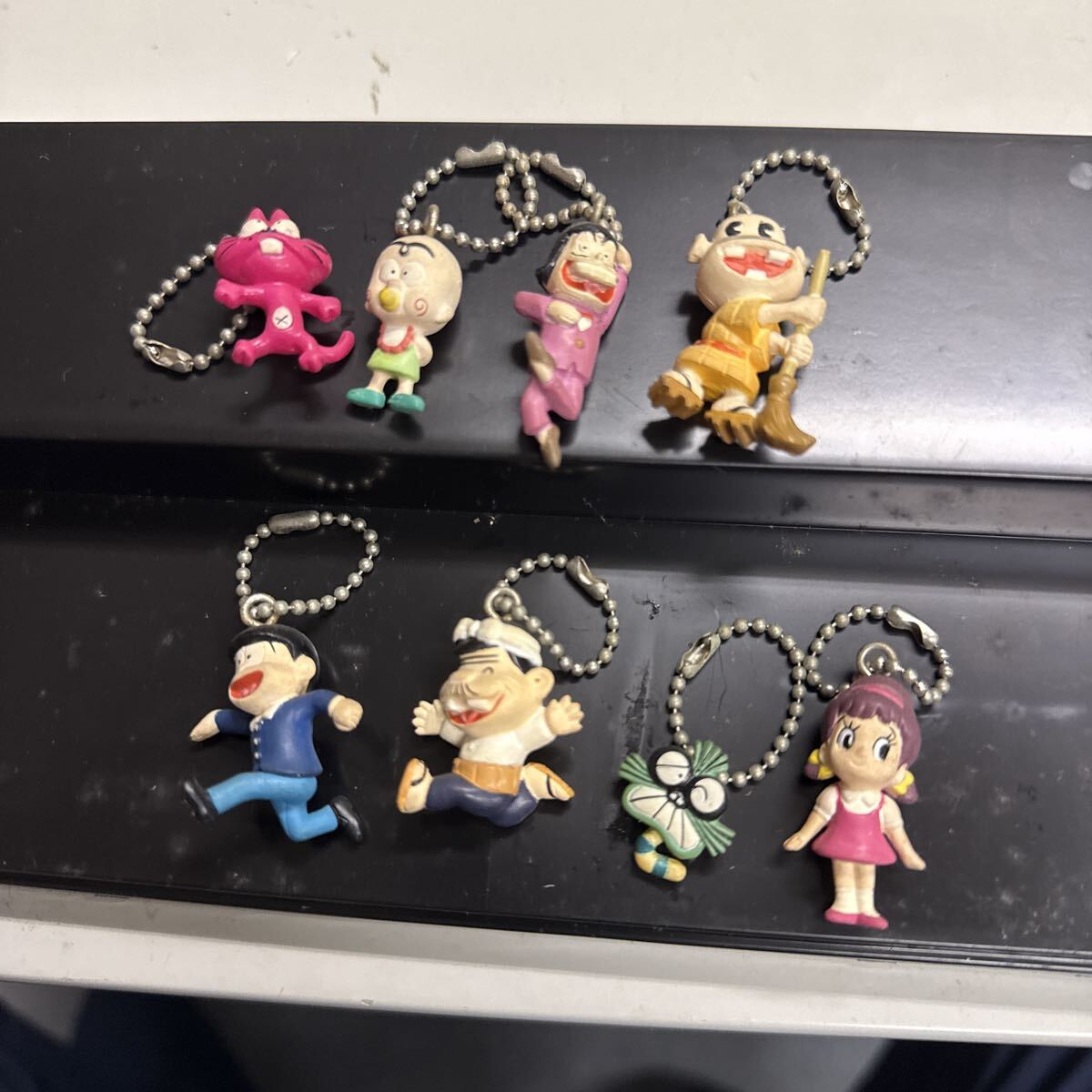 赤塚不二夫 天才バカボン おそ松くん アッコちゃん ケムンパス ニャロメ イヤミ レレレのおじさん  フィギュア キーホルダー 拍卖