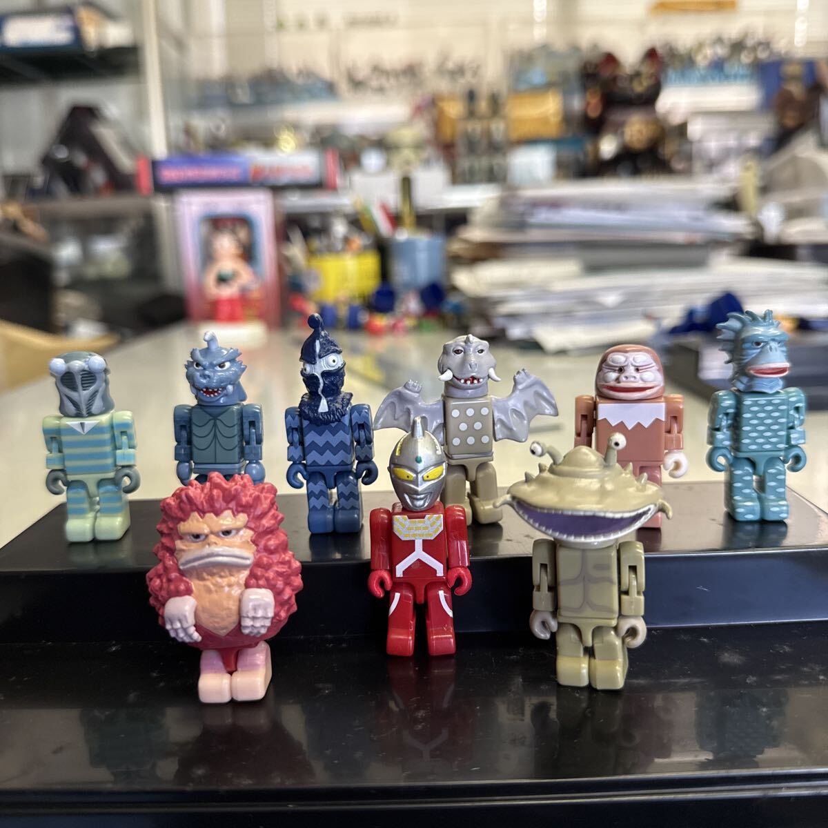 ウルトラマン ウルトラセブン ウルトラQ キューブリックタイプ カネゴン ガラモン 全9体セット拍卖