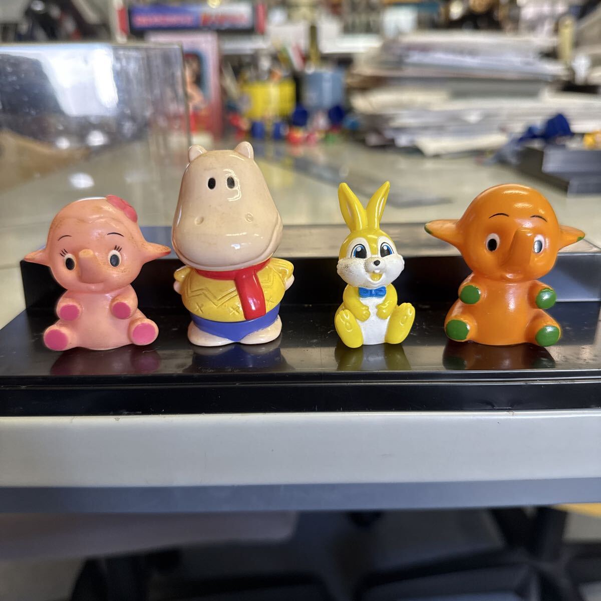 ソフビ フィギュア 当時物 レトロ 昭和レトロ 人形 4体セット拍卖