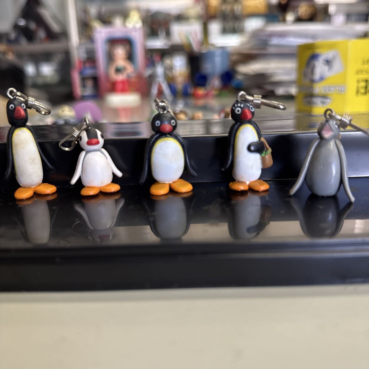 ピングー キーホルダー フィギュア 当時物 ピンガ 5体セットコンプリートセット拍卖