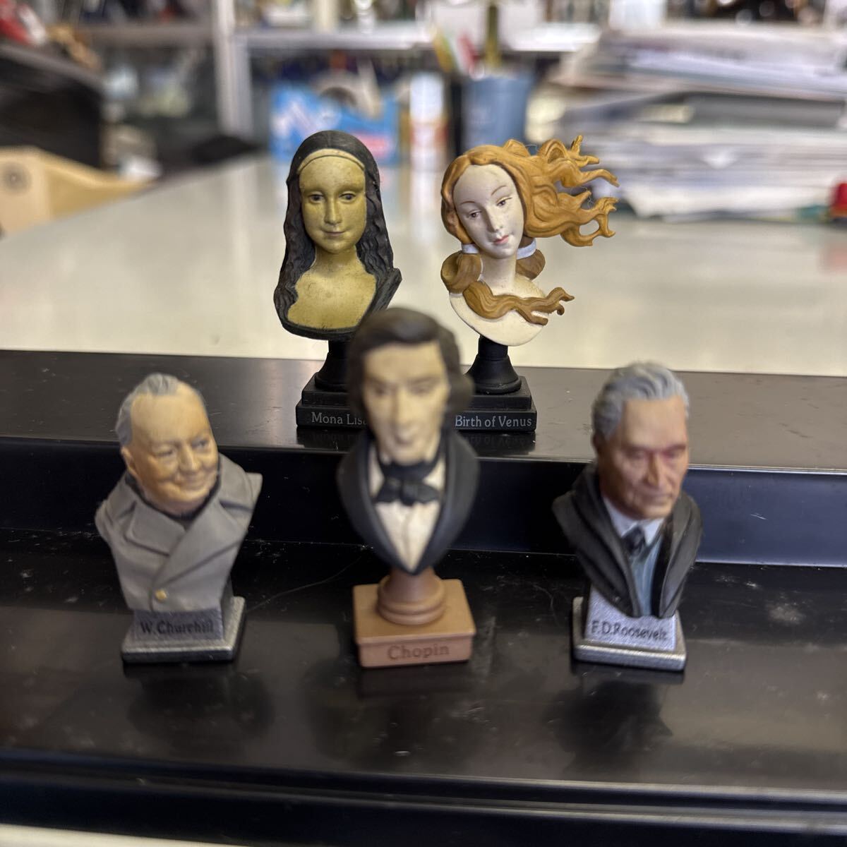 名画 偉人 バストアップフィギュア  フィギュア コレクション 当時物拍卖