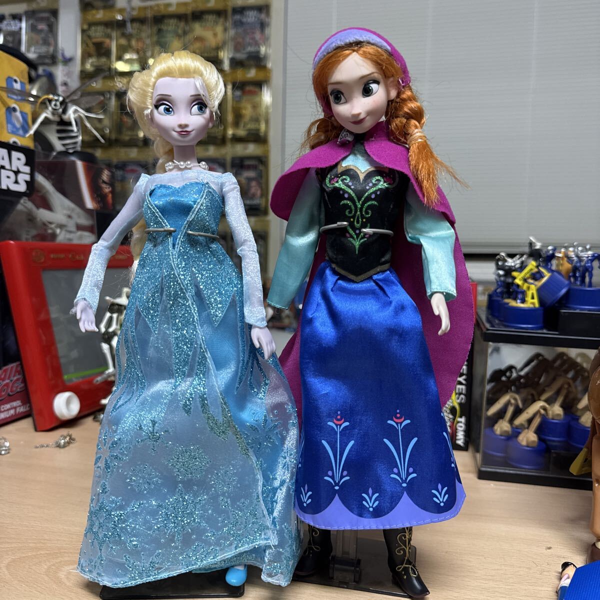 アナと雪の女王 エルサ アナ ドール 着せ替え人形 12インチアクションフィギュア ディズニー ほぼ未使用拍卖